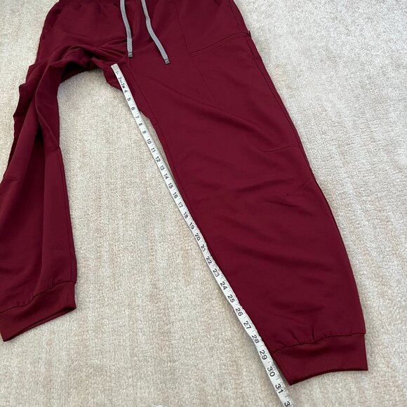 Fabletics All-Shift Scrub Joggers Pants in Wine XL Tall - Picture 5 of 9